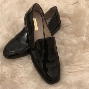 Louise Et Cie blk patent leather loafer